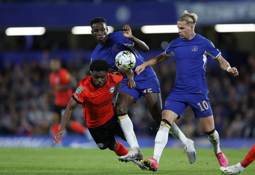 Челси с Мудриком прошел Брайтон в Кубке английской лиги