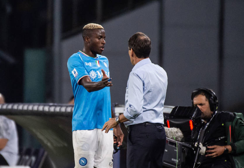 Тренер Наполи высказался о конфликте Осимхена с клубом