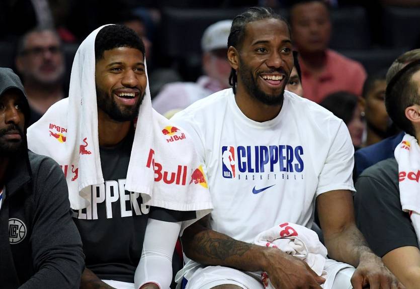 "Полностью здоровые" Кавай и Джордж начали подготовку к сезону "Полностью здоровые" Кавай и Джордж начали подготовку к сезону