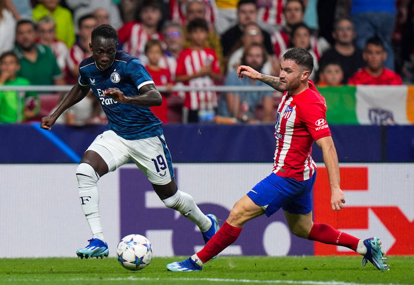 Гол Гризманна через себя и дубль Мораты в обзоре матча Атлетико - Фейеноорд