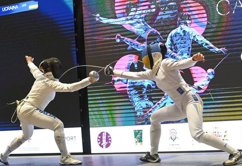 Украина завоевала две медали на командном Кубке Европы по фехтованию