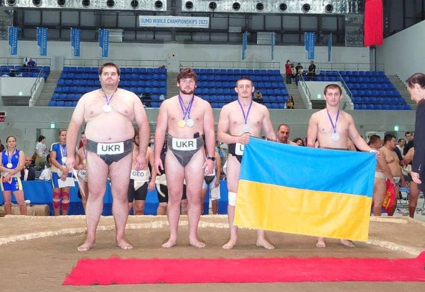Збірна України із сумо виграла медальний залік ЧС-2023