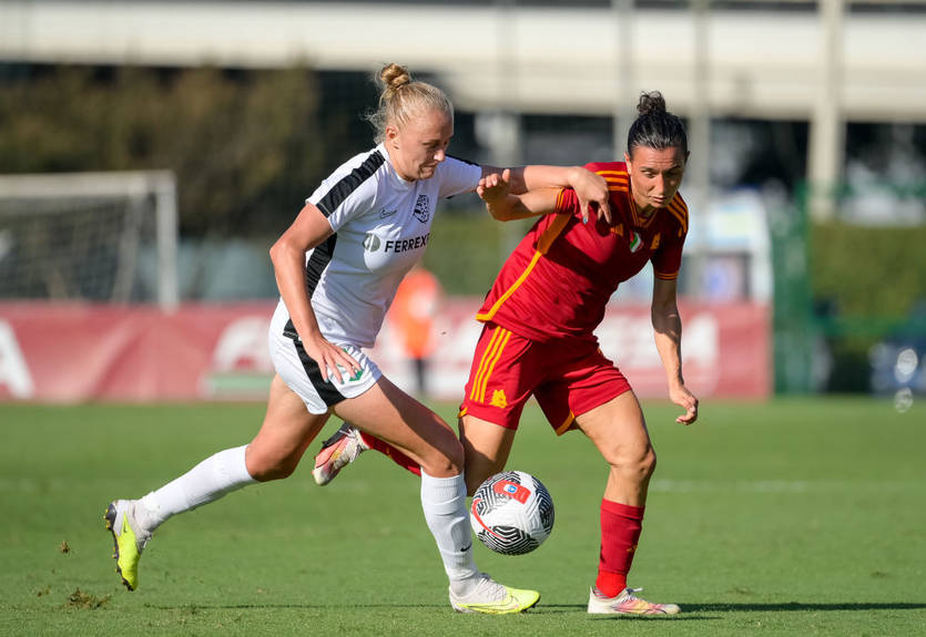 Женская команда Ворсклы проиграла Роме в рамках отбора Лиги чемпионов