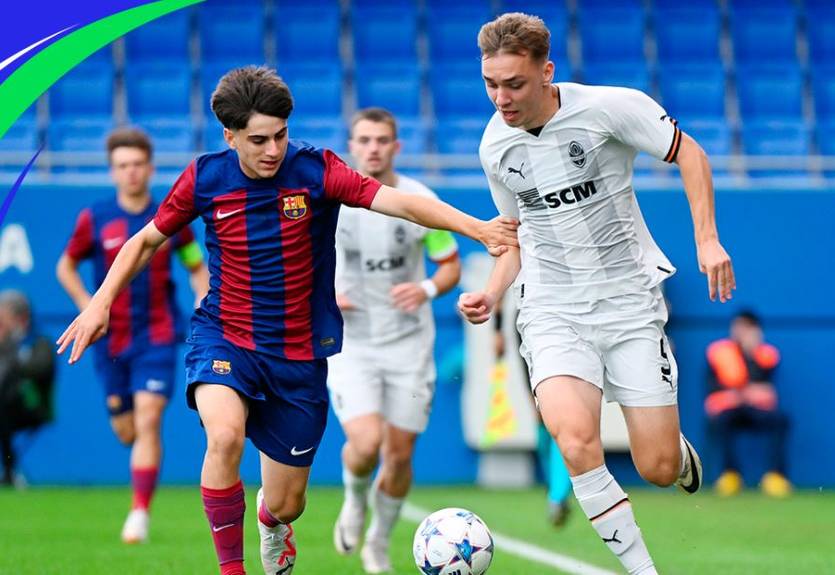 Шахтер уступил в гостях Барселоне в Юношеской лиге УЕФА