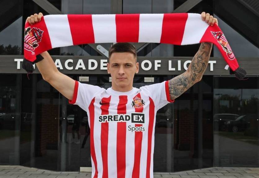 Русин впервые попал в стартовый состав Сандерленда