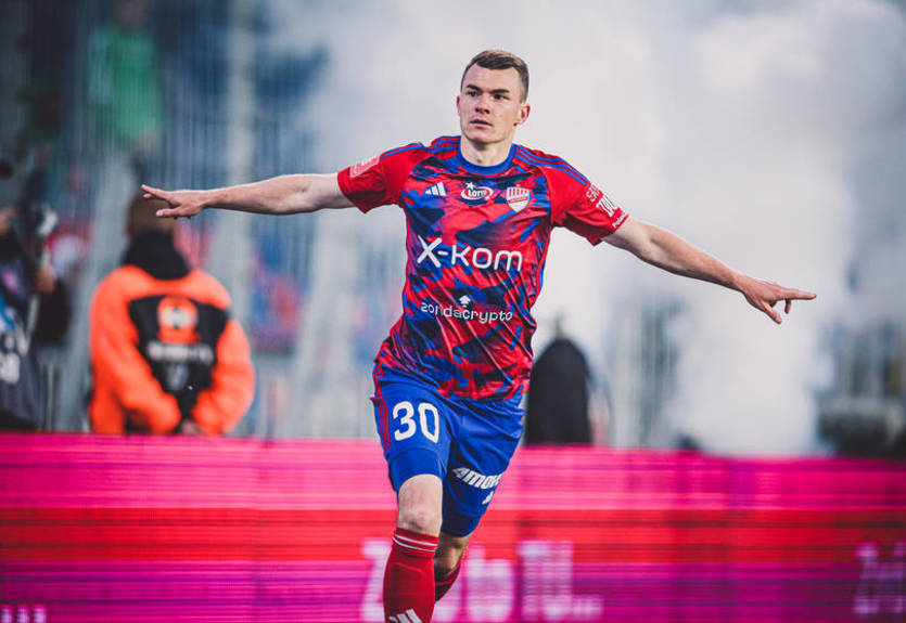 Гол и ассист Кочергина принесли Ракуву победу в матче Кубка Польши