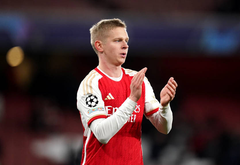 Артета: Правильно вчинив, випустивши Зінченка на заміну