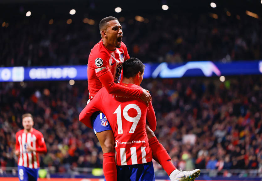 Голы дуэта из Атлетико, Холанда и Симонса поспорят за звание лучшего за неделю в Лиге чемпионов