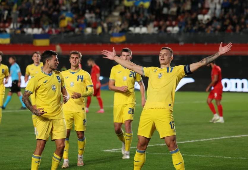 Бражко принес Украине U-21 минимальную победу над Азербайджаном в отборе на Евро-2025