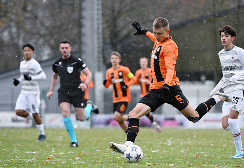 Шахтар вирвав перемогу над Антверпеном у Юнацькій лізі УЄФА