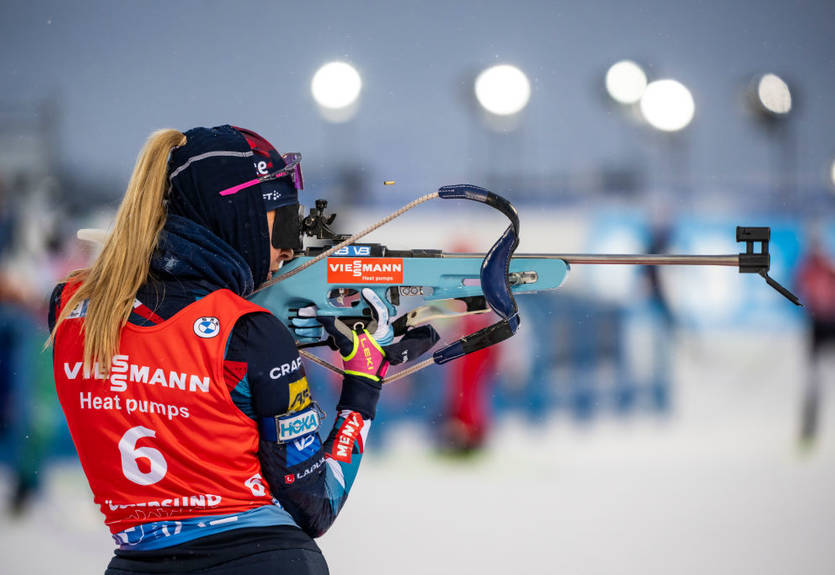 Тандреволд - переможниця жіночого спринту в Гохфільцені, Меркушина та Джима - у топ-40