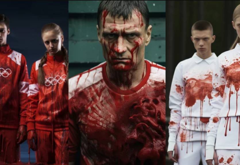 Чеське видання запропонувало свій варіант "кривавого" олімпійського екмпування для росії та білорусі