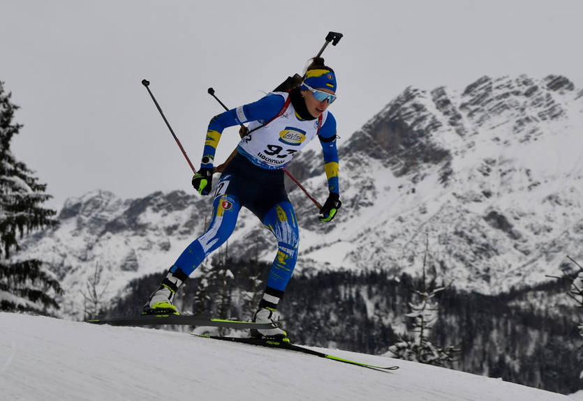 Сборная Украины впервые в истории выиграла смешанную эстафету на юниорском Кубке IBU