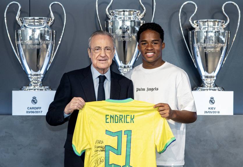 Эндрик рассказал о своих целях в Реале