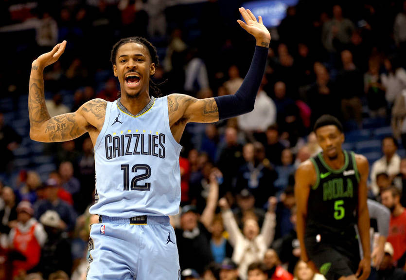 Морант "дістав пістолет" під час святкування данку в матчі проти Нового Орлеану