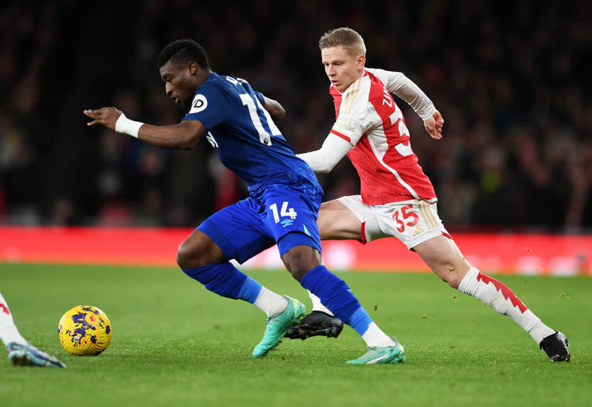 Зинченко стал одним их худших игроков на поле в матче против Вест Хэма