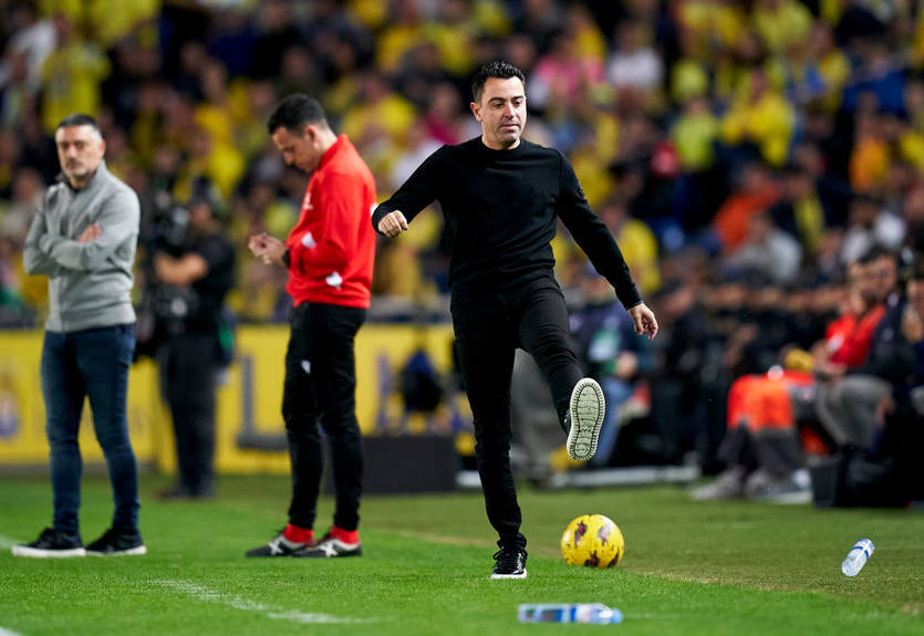 Хаві ображав арбітра під час матчу з Лас-Пальмасом