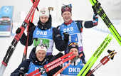 Биатлон: Норвегия выиграла мужскую эстафету, Украина вне топ-10 Биатлон: Норвегия выиграла мужскую эстафету, Украина вне топ-10
