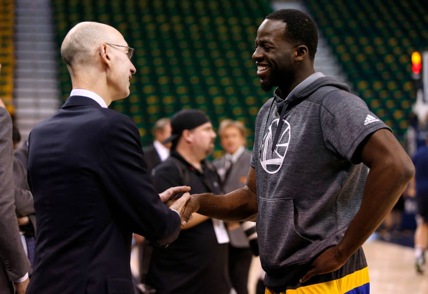 Комиссар НБА отговорил Дрэймонда Грина завершать карьеру Комиссар НБА отговорил Дрэймонда Грина завершать карьеру