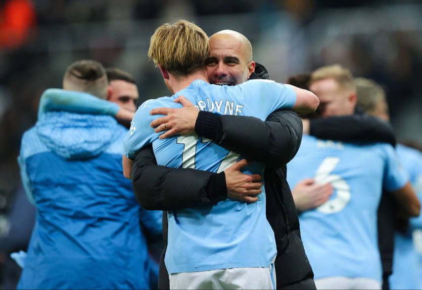 "Расстроен им": Гвардиола с юмором отреагировал на игру де Брюйне в матче с Ньюкаслом