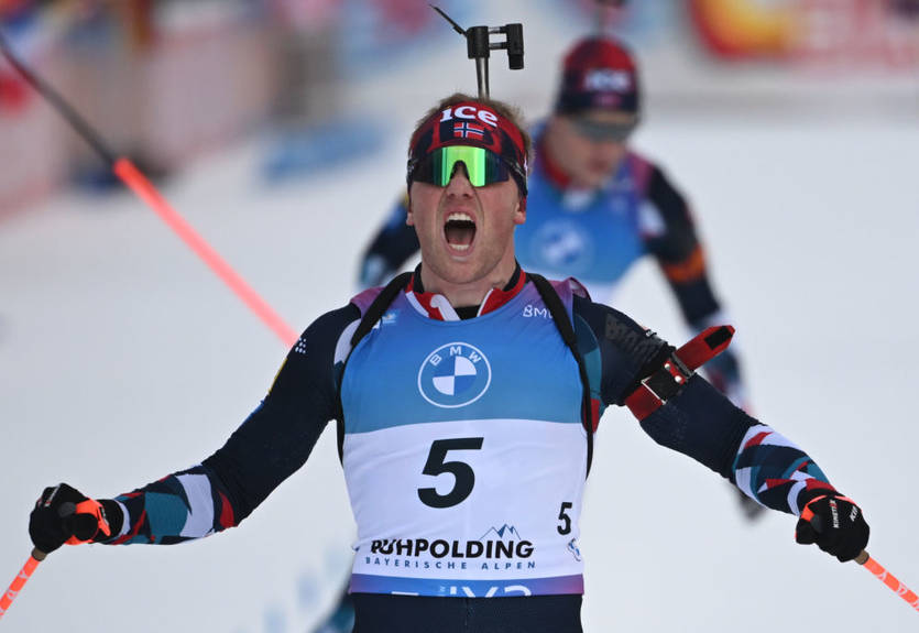 Норвежцы забрали все призовые места в гонке преследовании, лишь один украинец попал в очки