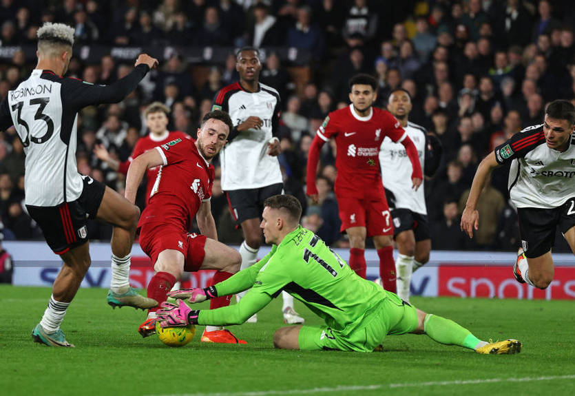 Ліверпуль не зміг обіграти Фулгем у матчі-відповіді півфіналу Кубка Ліги, але пройшов далі