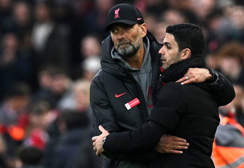 Артета оцінив рішення Клоппа піти з Ліверпуля