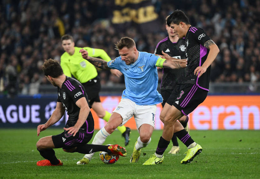 Ошибка Упамекано позволила Лацио обыграть Баварию