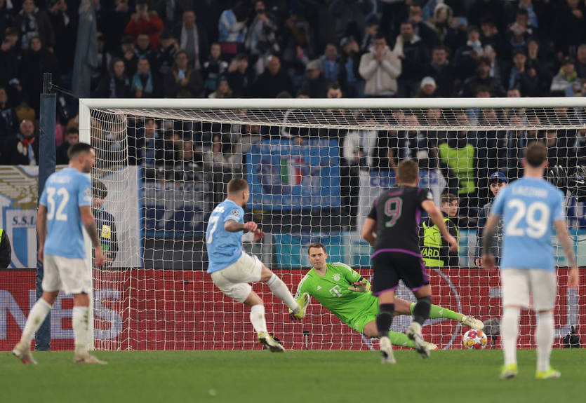 Удаление Упамекано и решающий гол с пенальти в обзоре матча Лацио - Бавария