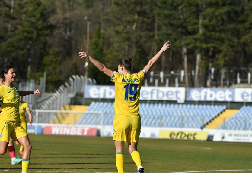 Україна розгромила Болгарію у першому матчі плей-оф жіночої Ліги націй Україна розгромила Болгарію у першому матчі плей-оф жіночої Ліги націй