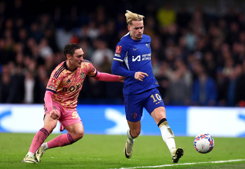 Мудрик забил, а Челси с трудом обыграл Лидс в Кубке Англии Мудрик забил, а Челси с трудом обыграл Лидс в Кубке Англии