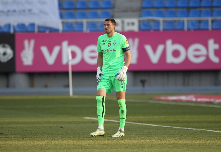 Бущан стал пятым вратарем-капитаном Динамо за все время Независимости Украины