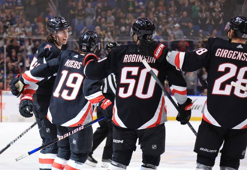 НХЛ: Баффало уничтожил Вегас, три матча завершились серией буллитов