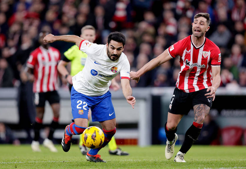 Барселона сыграла вничью с Атлетиком, потеряв двух ключевых игроков