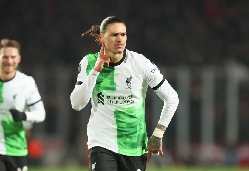 Нуньєс забив 1000-й гол Ліверпуля за весь час роботи Клоппа Нуньєс забив 1000-й гол Ліверпуля за весь час роботи Клоппа