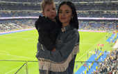 Милота зашкаливает: возлюбленная Лунина показала, как сын поддерживал украинца на матче Реала