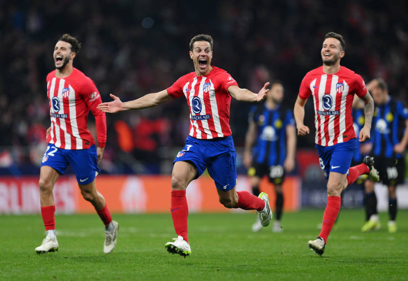 Атлетіко завдяки перемозі в серії пенальті пройшов в чвертьфінал Ліги чемпіонів, вибивши Інтер