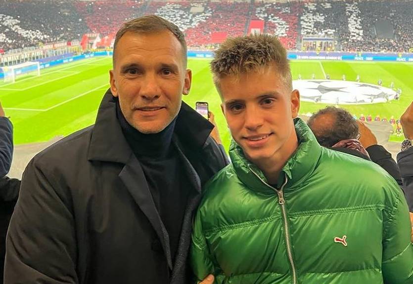 "Особлива радість": Шевченко привітав сина з дебютом за збірну України