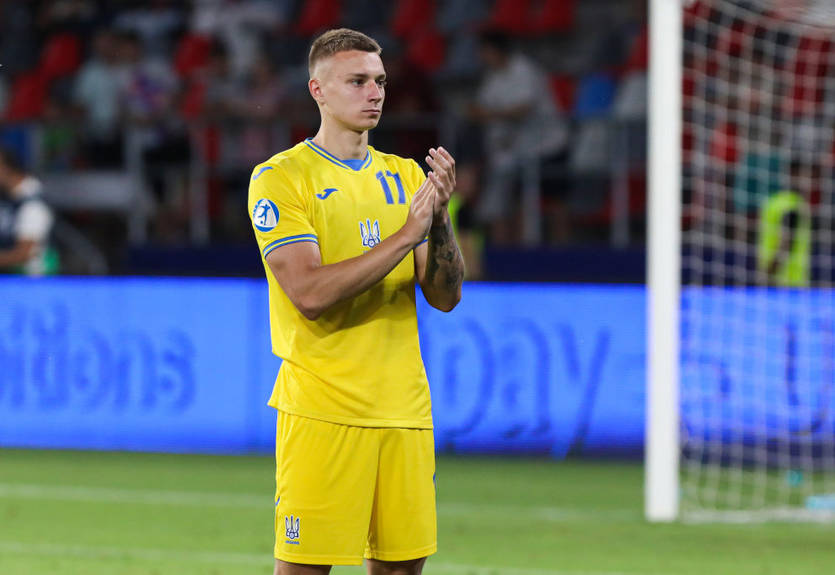 Бражко дебютував у складі збірної України у матчі відбору на ЧЄ-2024 Бражко дебютував у складі збірної України у матчі відбору на ЧЄ-2024