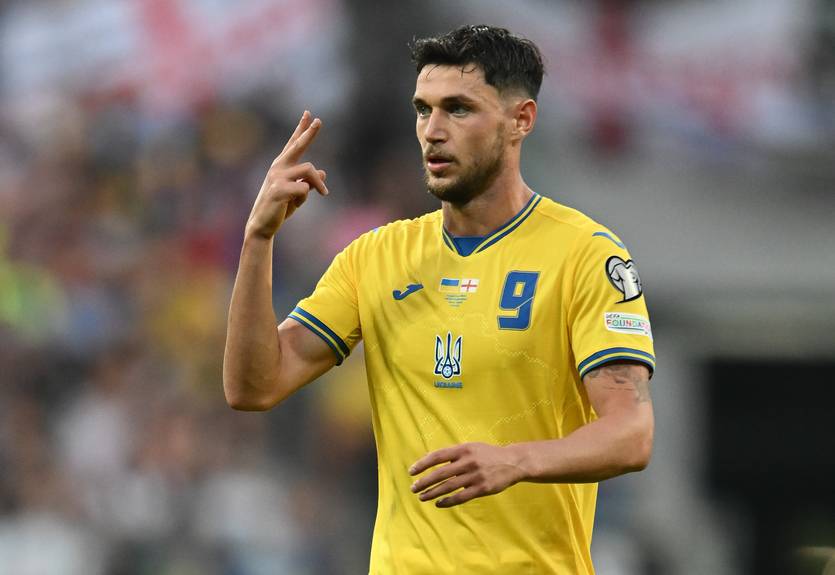 Яремчук получил наивысшую оценку среди всех игроков матча Босния и Герцеговина - Украина