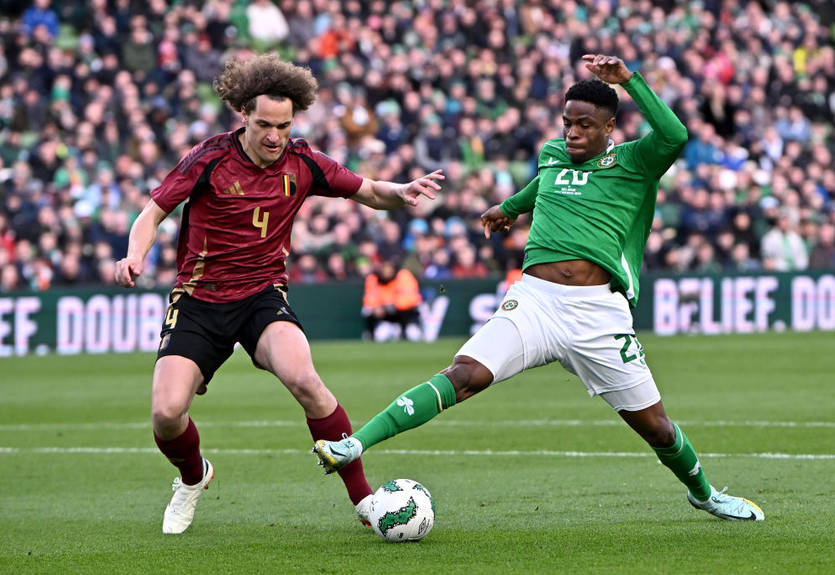 Ирландия и Бельгия голов не забили, разойдясь миром Ирландия и Бельгия голов не забили, разойдясь миром