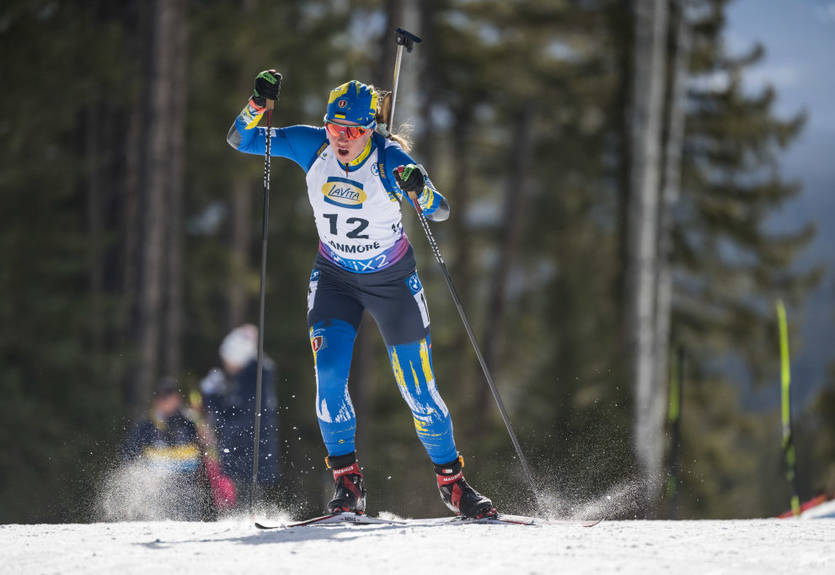 Меркушина и Кинаш выиграли масс-старты на чемпионате Украины по биатлону