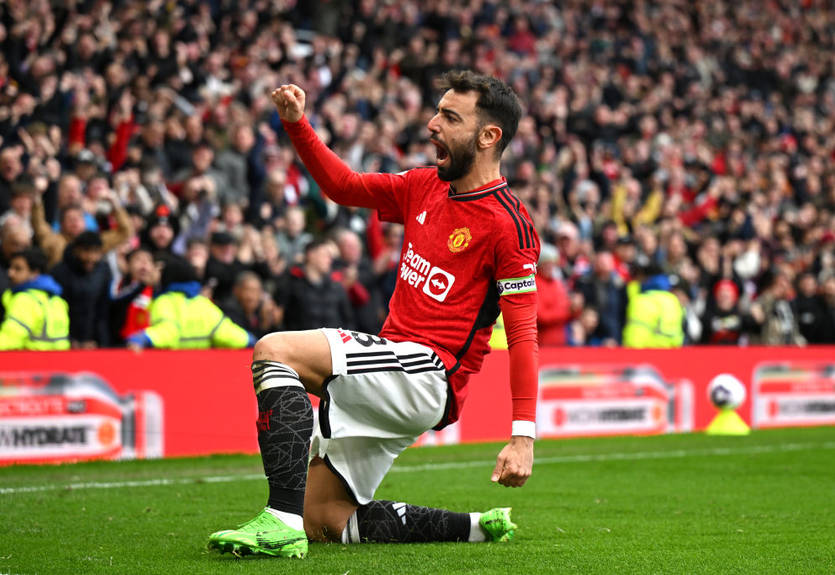 Фернандеш отметился юбилейным голом за Манчестер Юнайтед