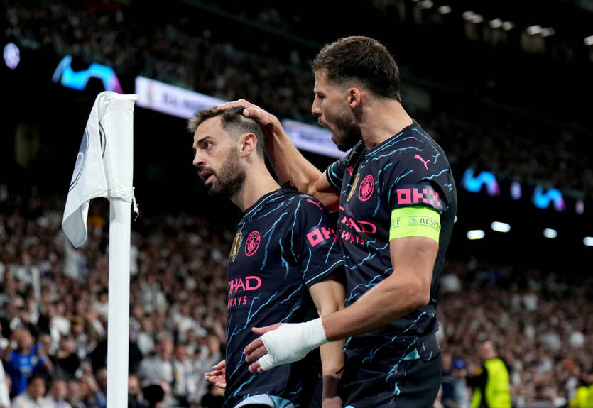 Ошибка Лунина или гениальность Бернарду? Видео гола Ман Сити в ворота Реала