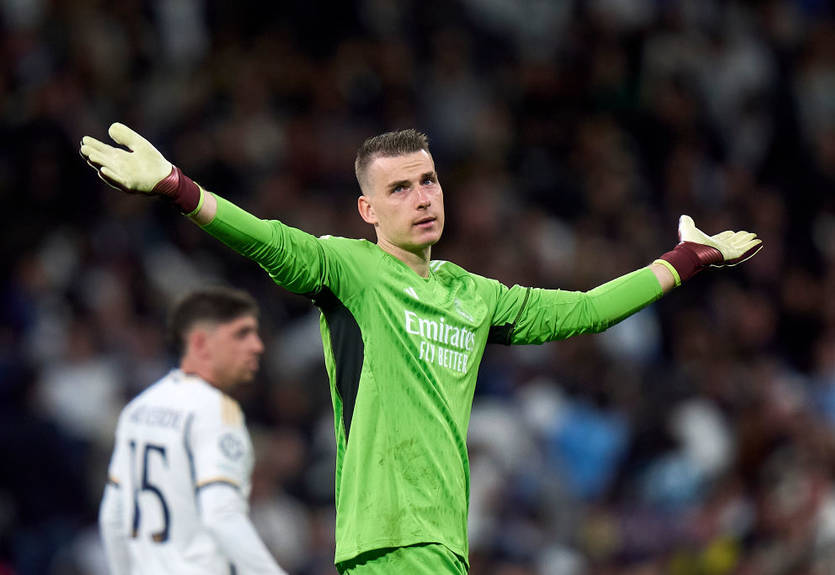 Лунин - худший игрок матча Реал - Ман Сити по версии статистических порталов