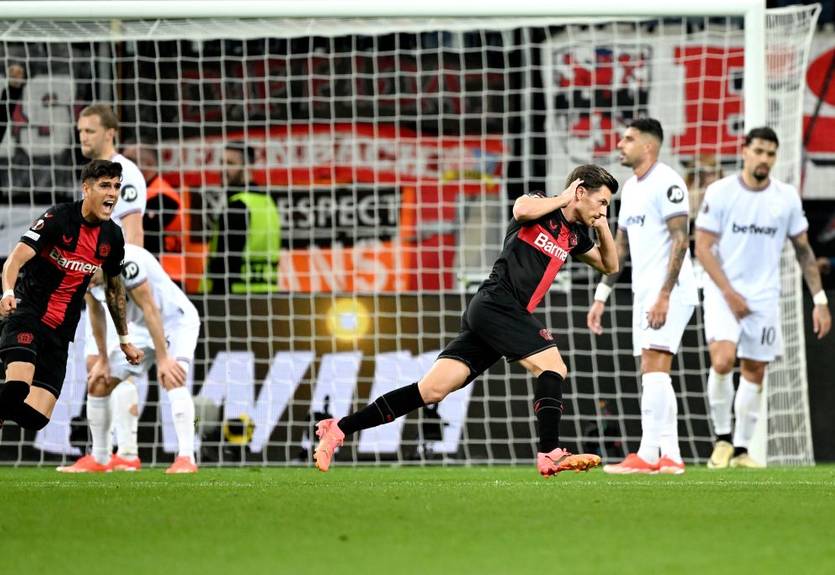 Байєр упевнено розніс Вест Гем у першому матчі чвертьфіналу ЛЄ