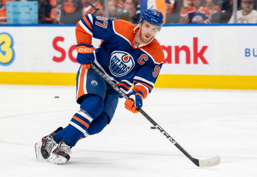 Макдэвид стал четвертым игроком в истории НХЛ, отдавшим 100 ассистов за сезон