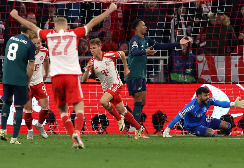 Победный гол Киммиха в обзоре матча Бавария - Арсенал в Лиге чемпионов Победный гол Киммиха в обзоре матча Бавария - Арсенал в Лиге чемпионов