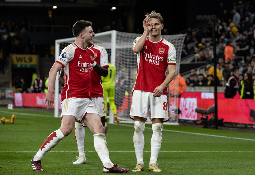 Арсенал тимчасово очолив АПЛ, перемігши Вулвергемптон