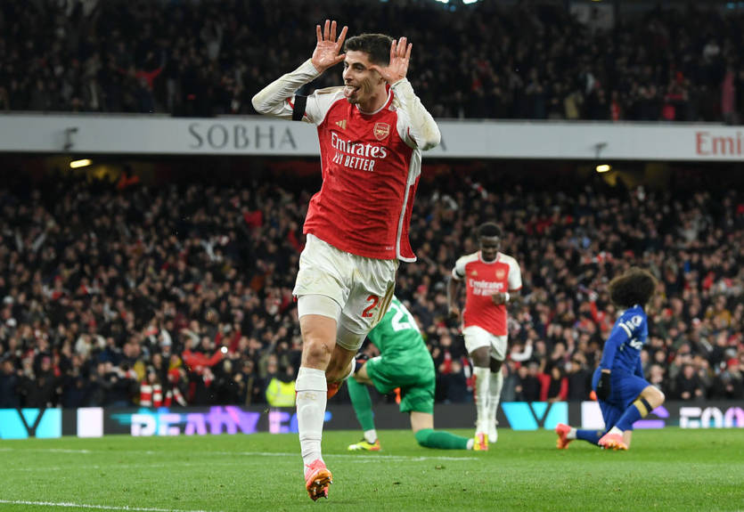 Арсенал з дублями Уайта та Гаверца розгромив Челсі